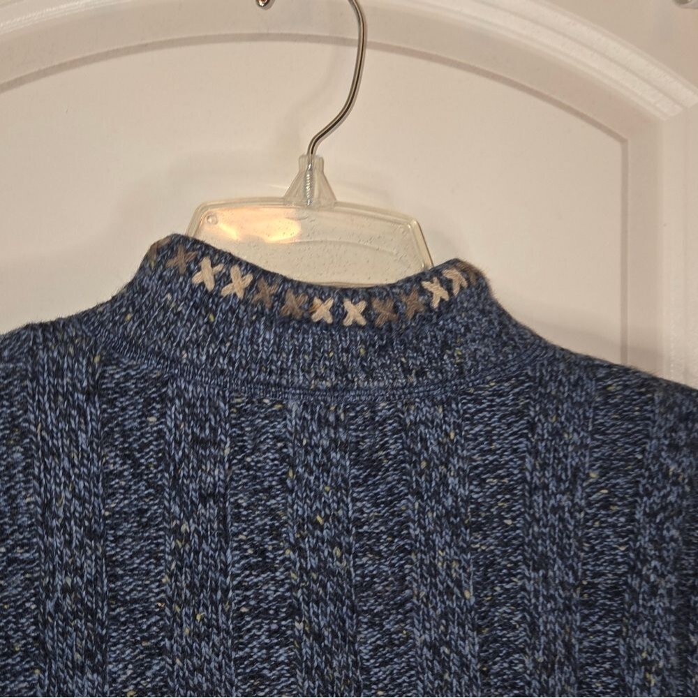 Woolrich Blue Quarter Zip Cozy Sweater - Picture 11 of 11